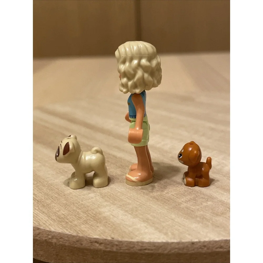 LEGO Friends Nova Mini Doll FRND-0739 Dango Pug Puppy Dog Animal Lot